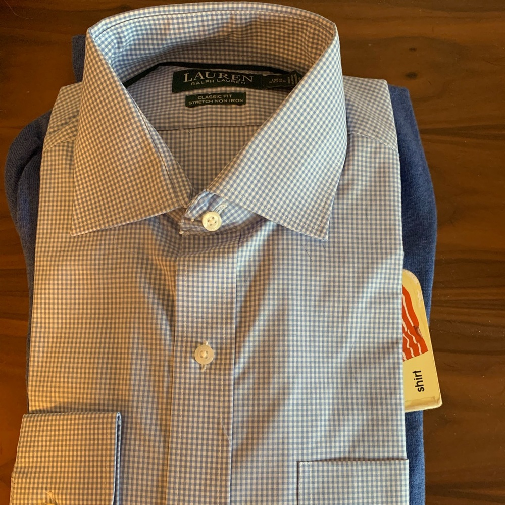 Men’s Lauren Ralph Lauren shirt and sweater NWT